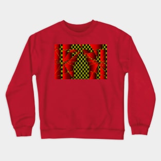 Broken red glass Crewneck Sweatshirt